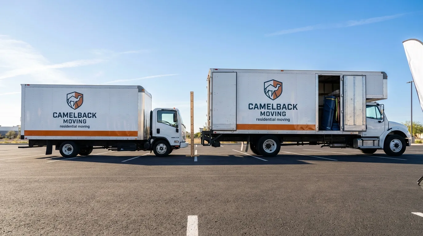 Moving truck size capacity guide in Rockwell City